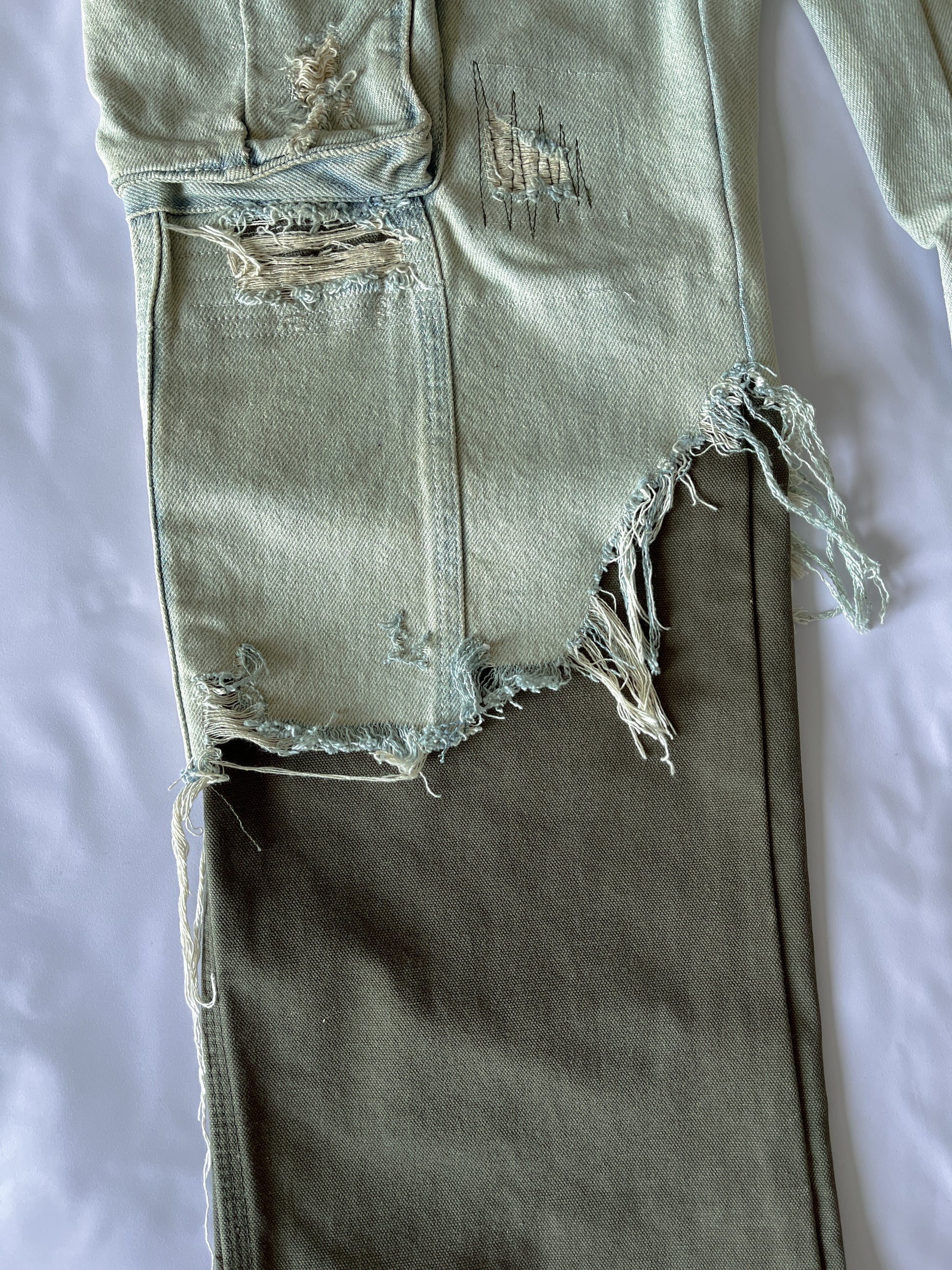 2 in 1 Cargo Denim