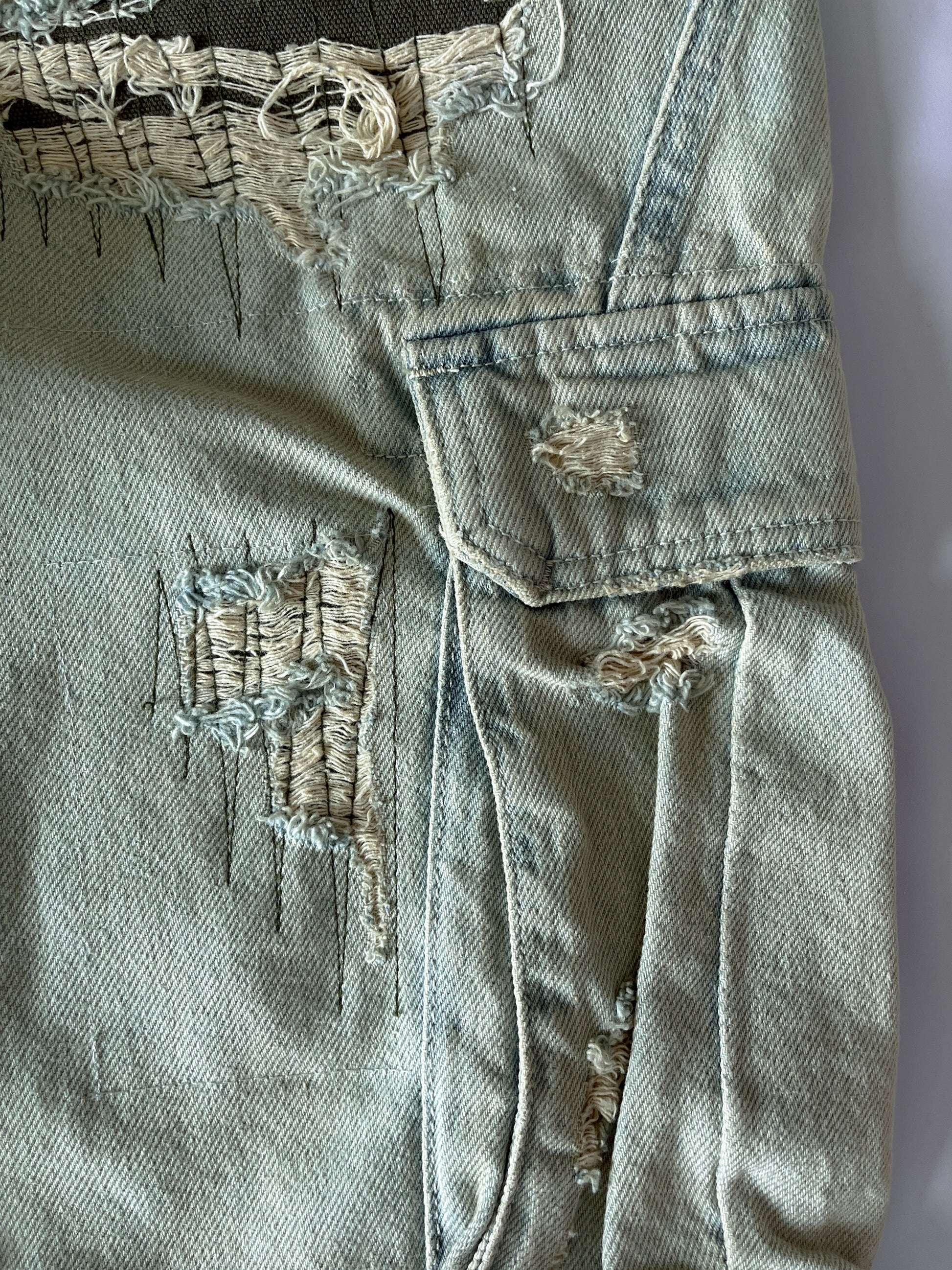 2 in 1 Cargo Denim
