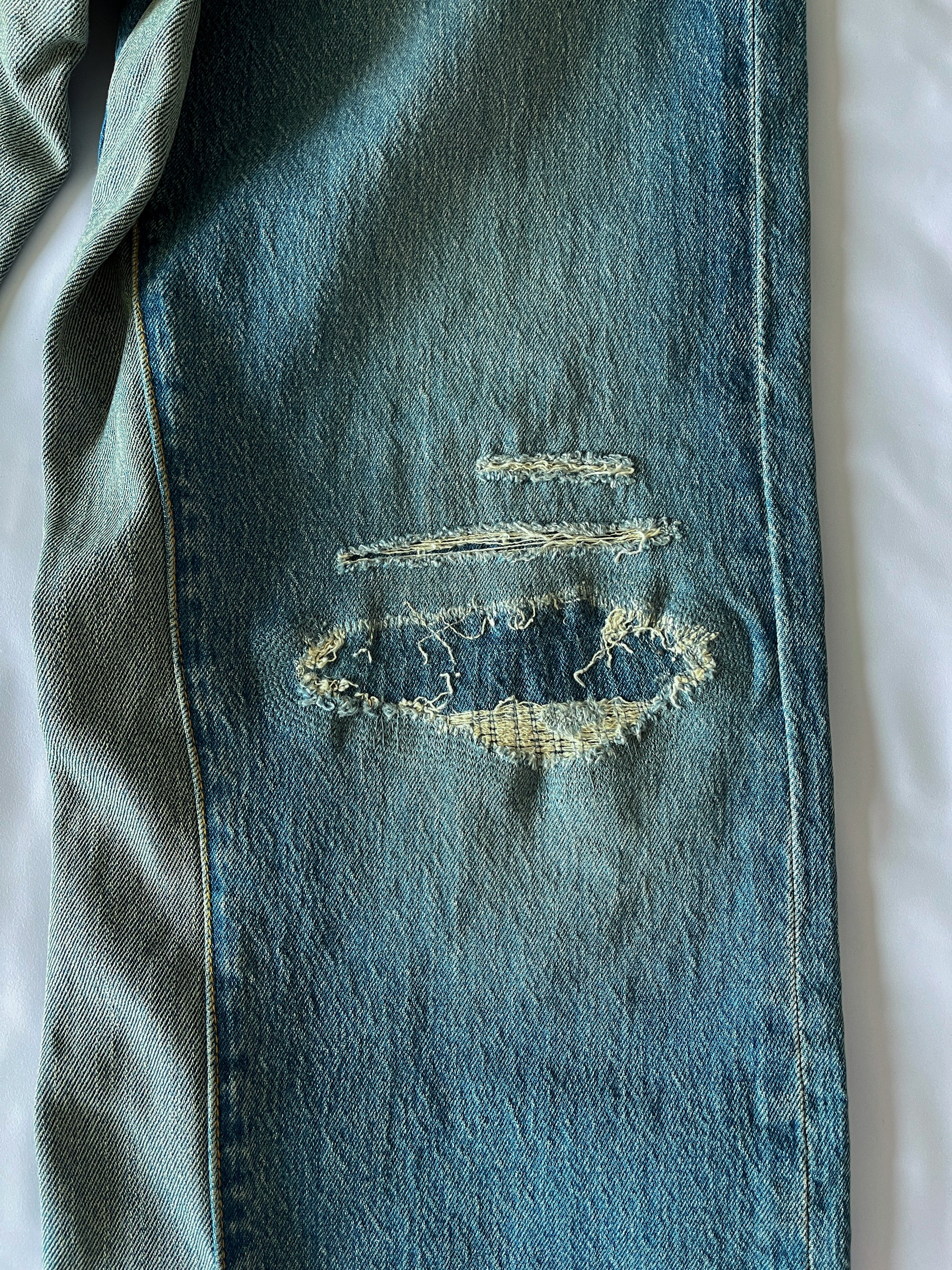 Baggy Washed Denim