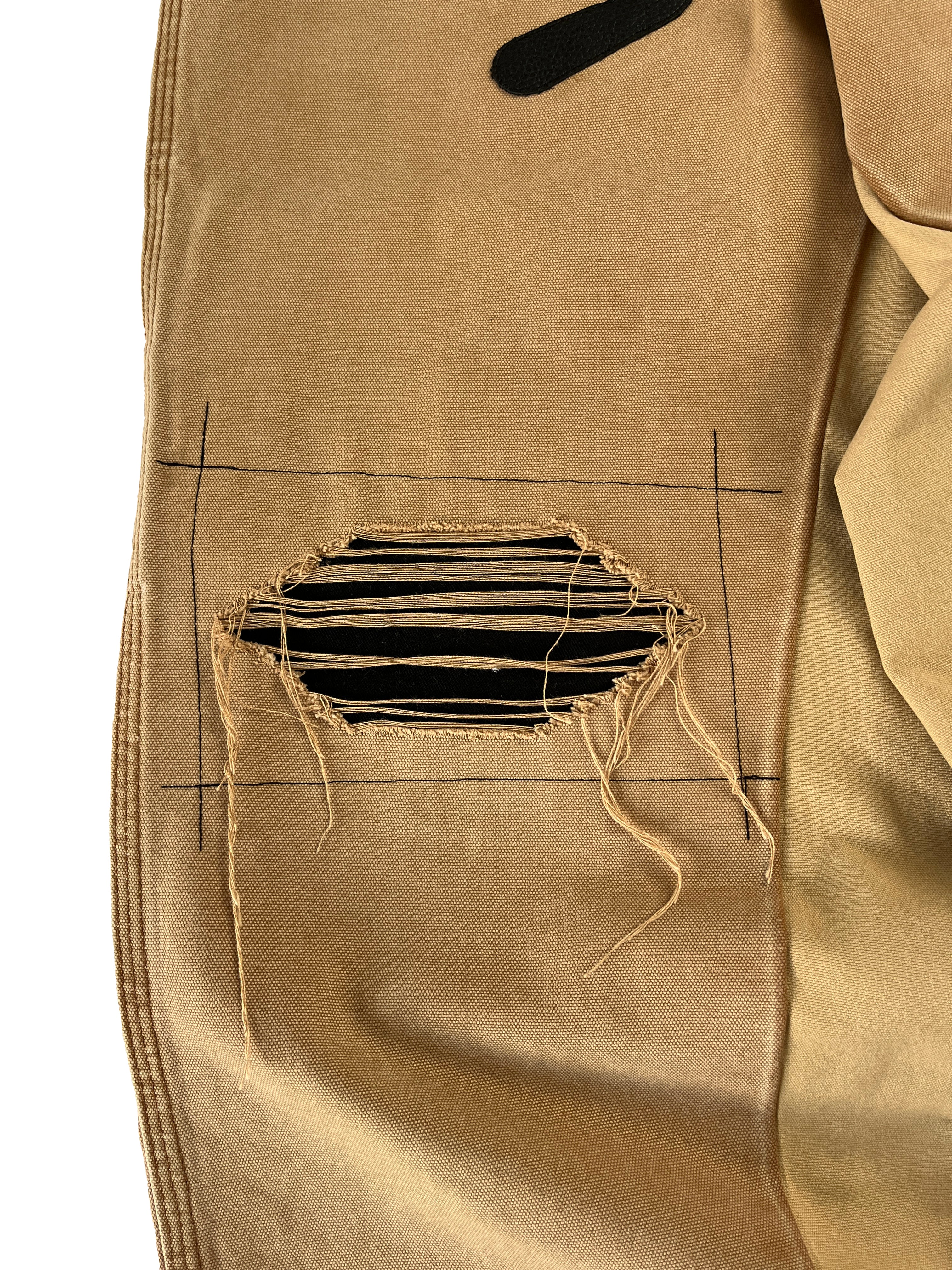 #50 Leather Patch Carpenter