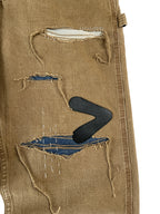 #54 Leather Patch Distressed Carpenter