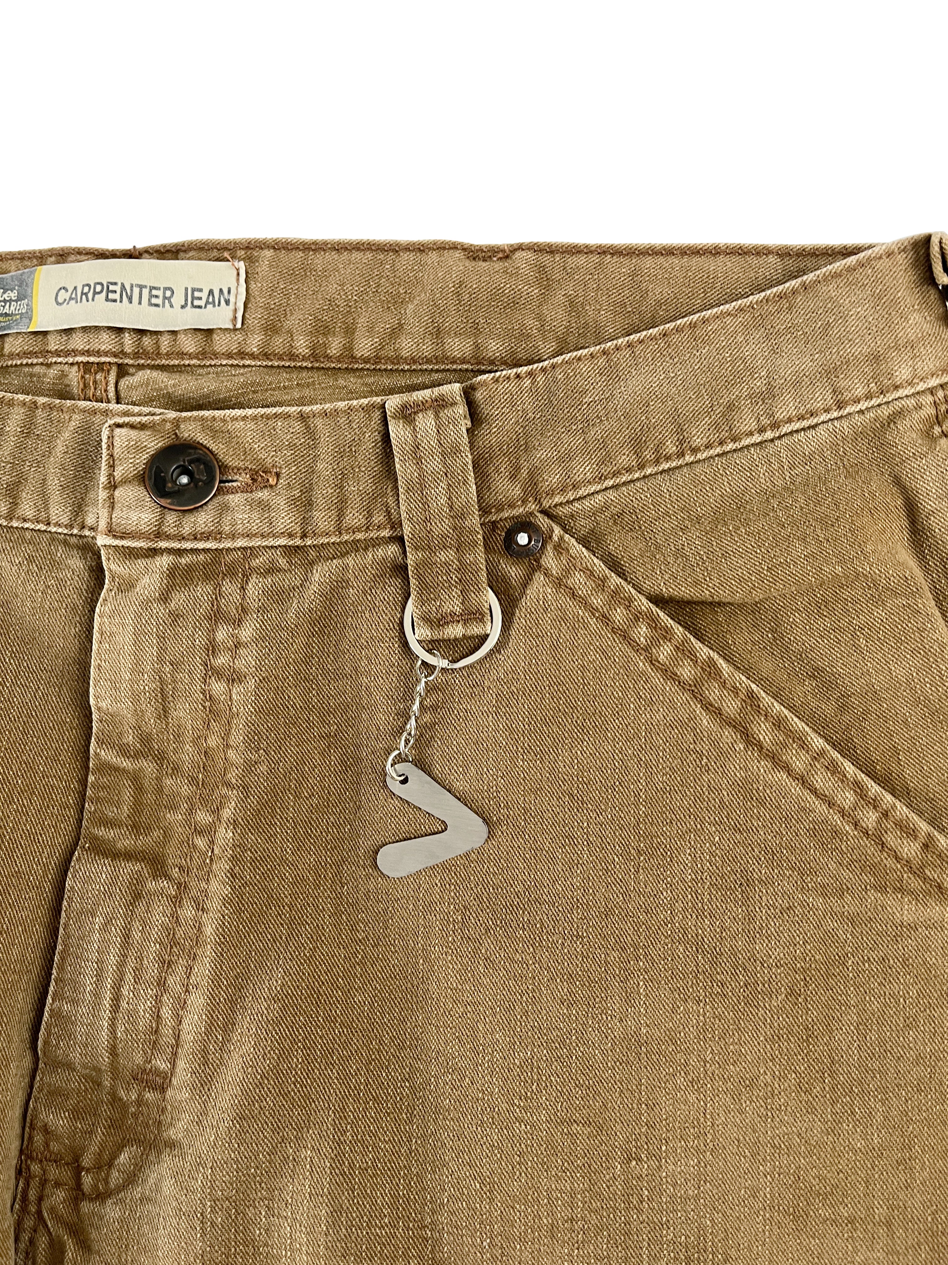 #54 Leather Patch Distressed Carpenter