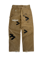 #54 Leather Patch Distressed Carpenter