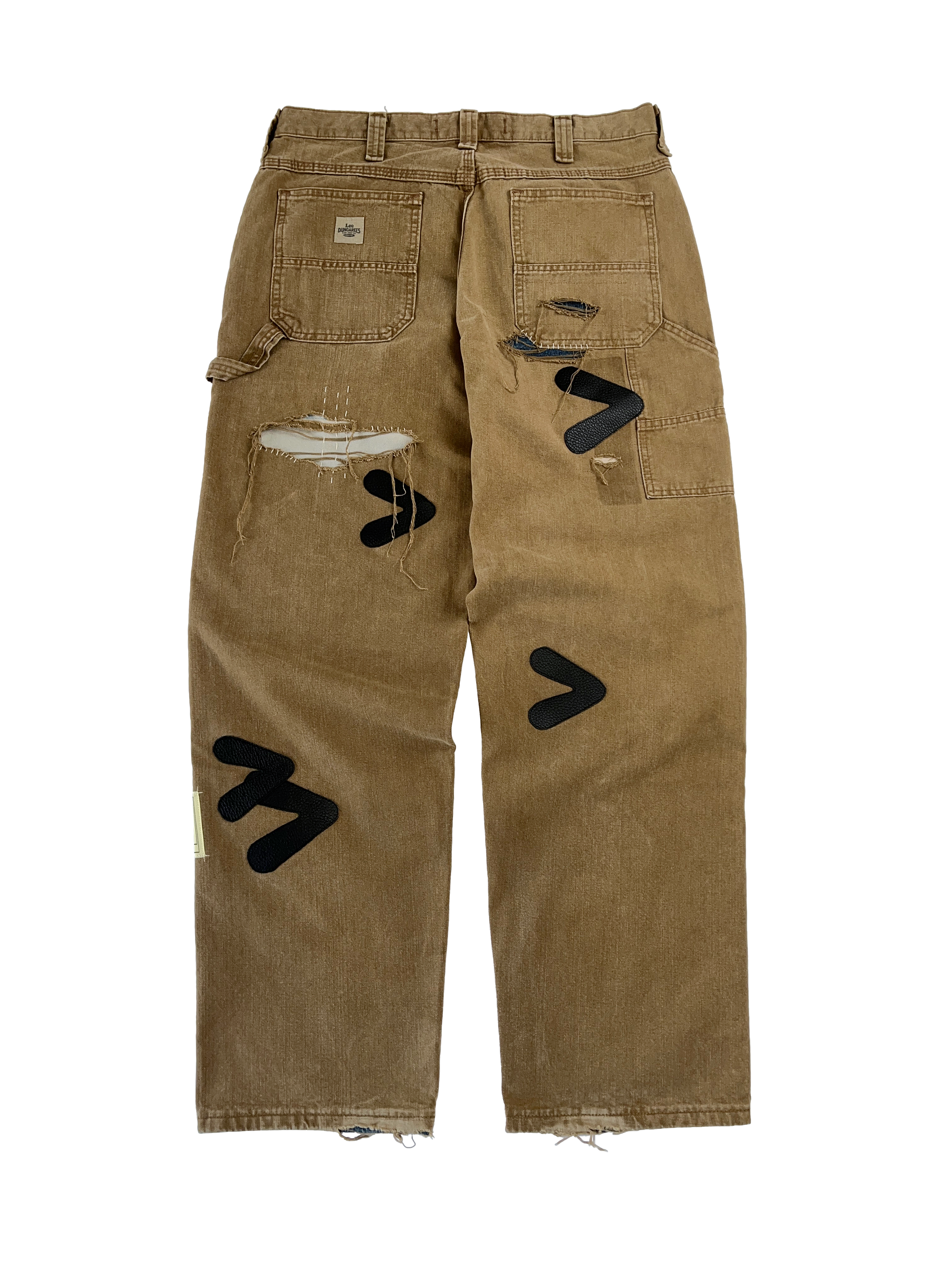 #54 Leather Patch Distressed Carpenter