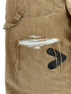 #54 Leather Patch Distressed Carpenter