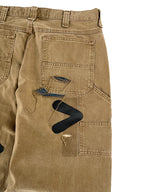 #54 Leather Patch Distressed Carpenter