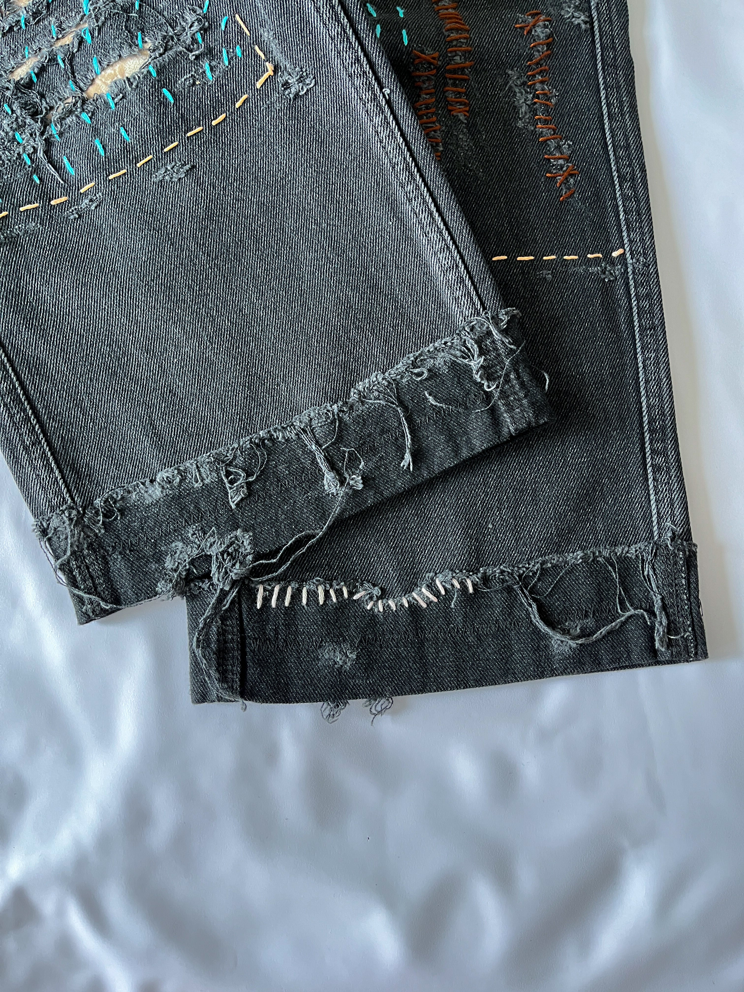 Sashiko Double Knee Denim