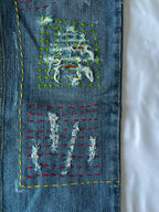 Sashiko Double Knee Denim
