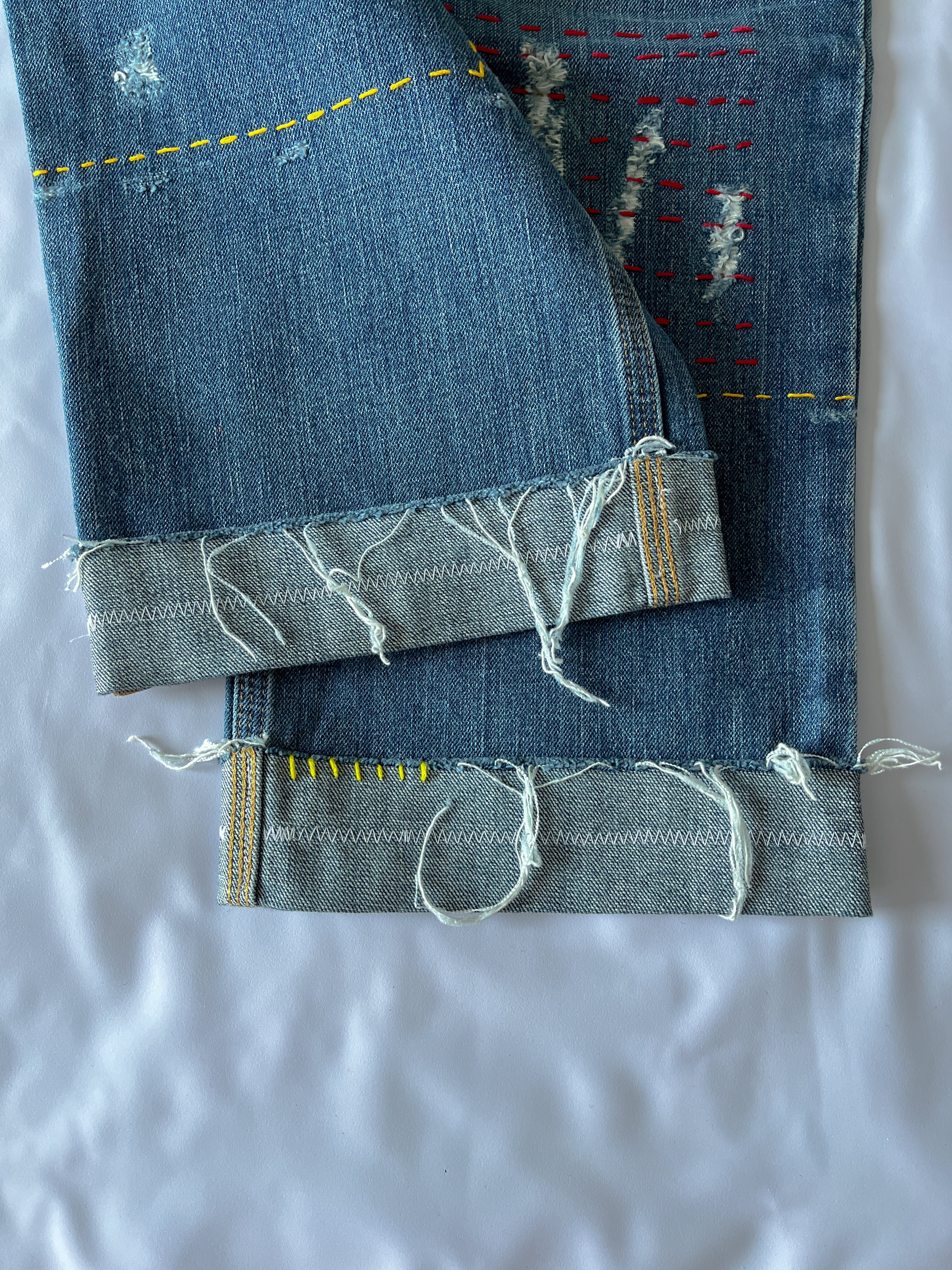 Sashiko Double Knee Denim