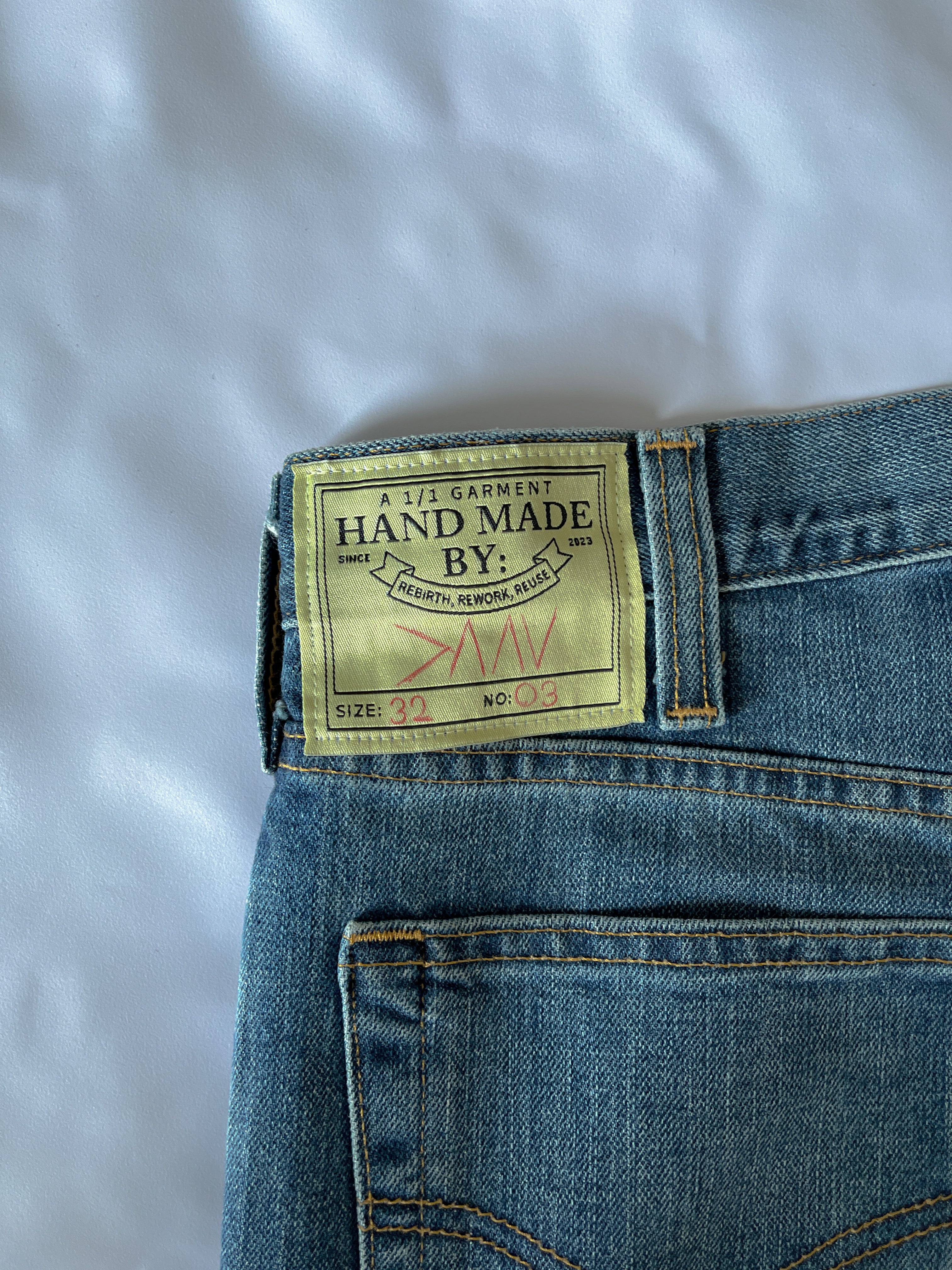 Sashiko Double Knee Denim