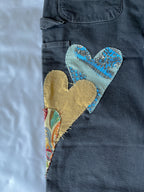 Heart Patchwork Carpenter Pant
