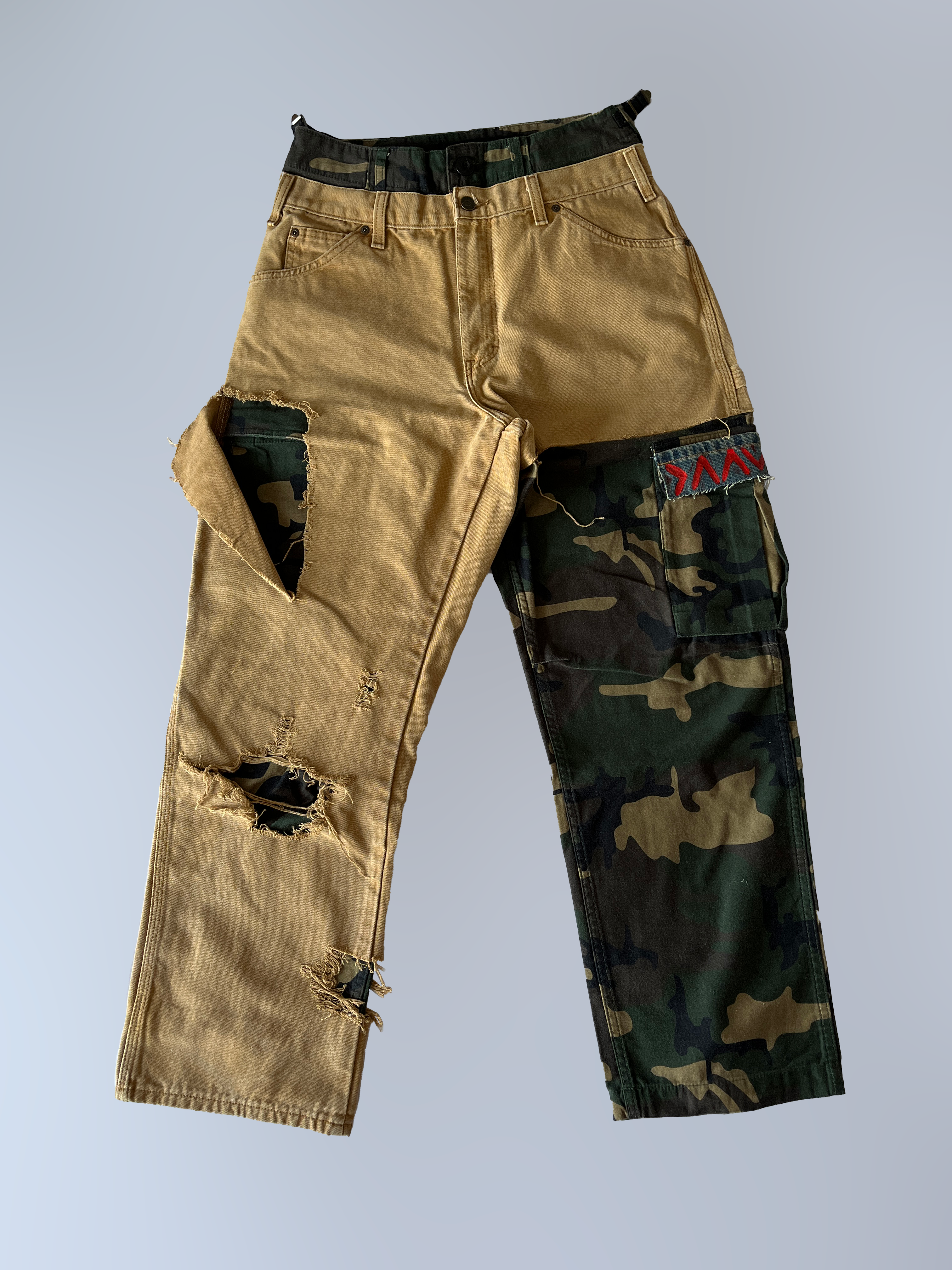 2 in 1 Camo Carpenter Pants