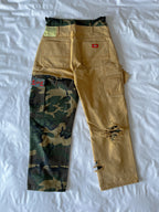 2 in 1 Camo Carpenter Pants