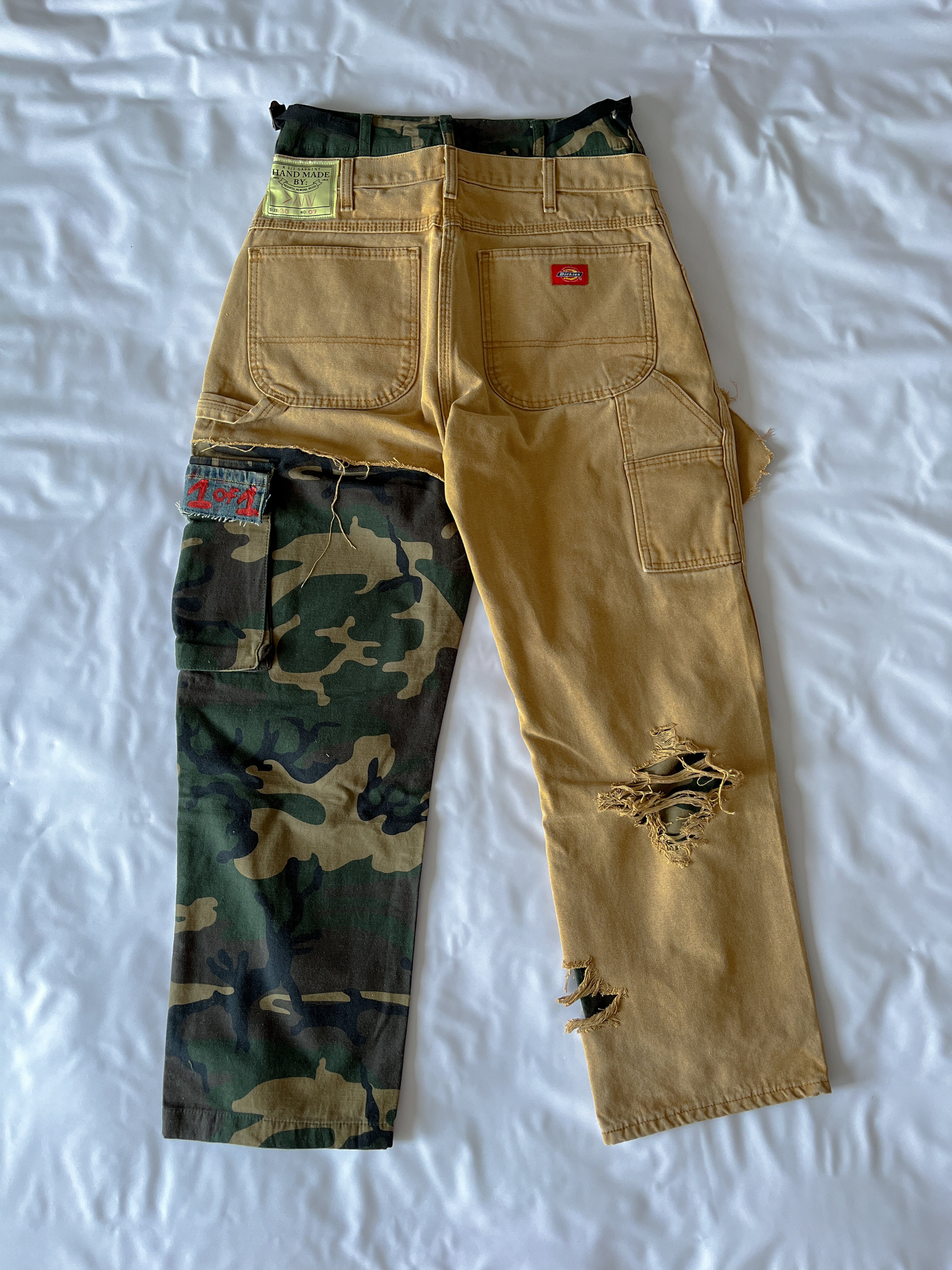 2 in 1 Camo Carpenter Pants