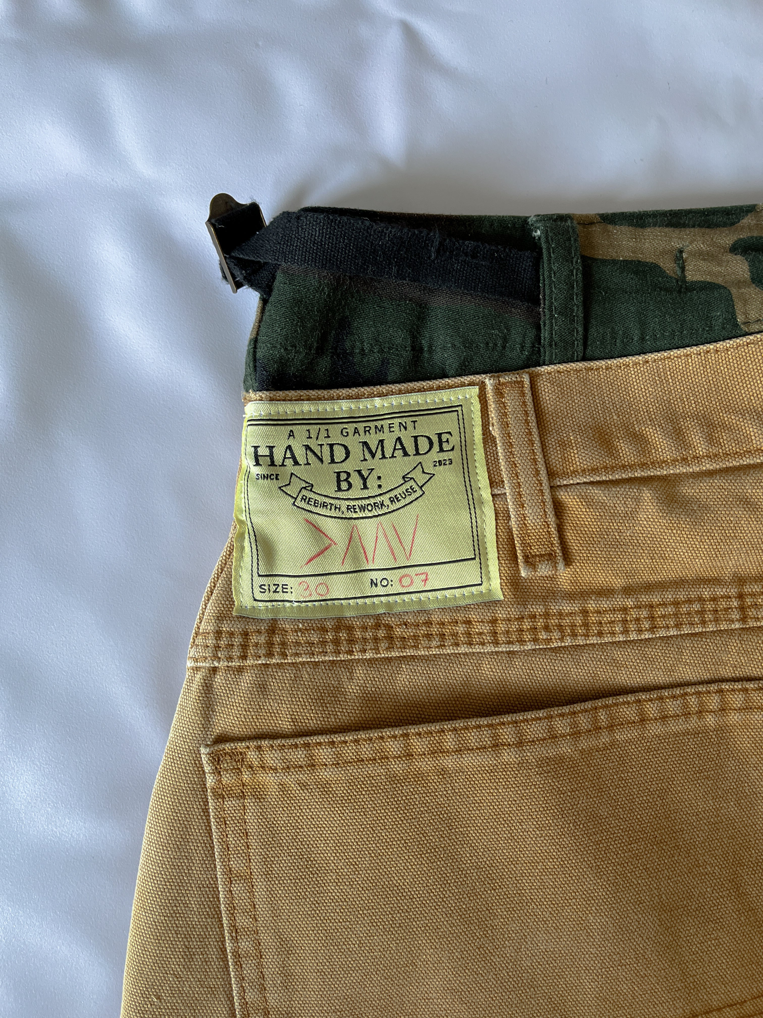 2 in 1 Camo Carpenter Pants