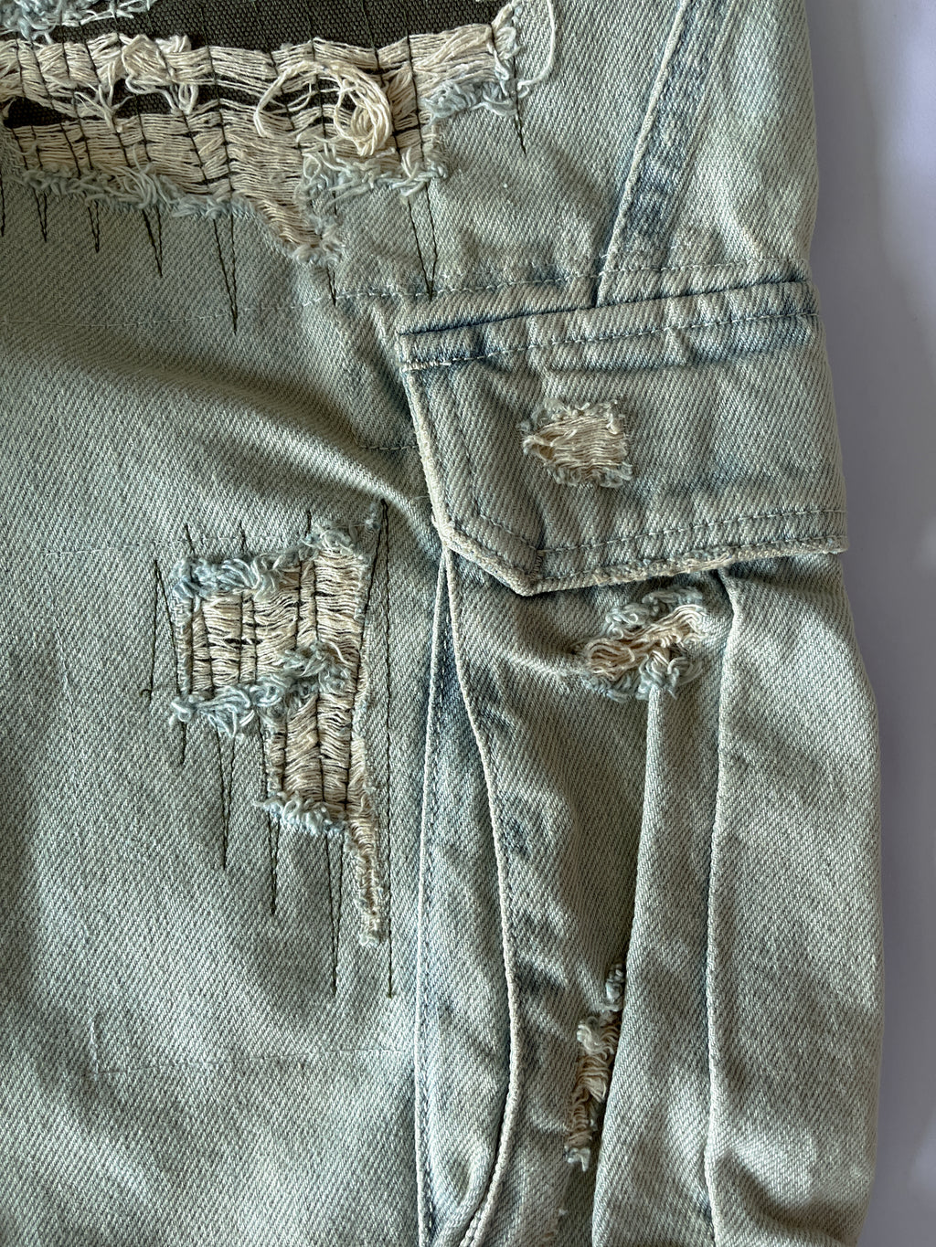 2 in 1 Cargo Denim