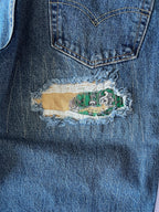 2 in 1 Bandana Denim