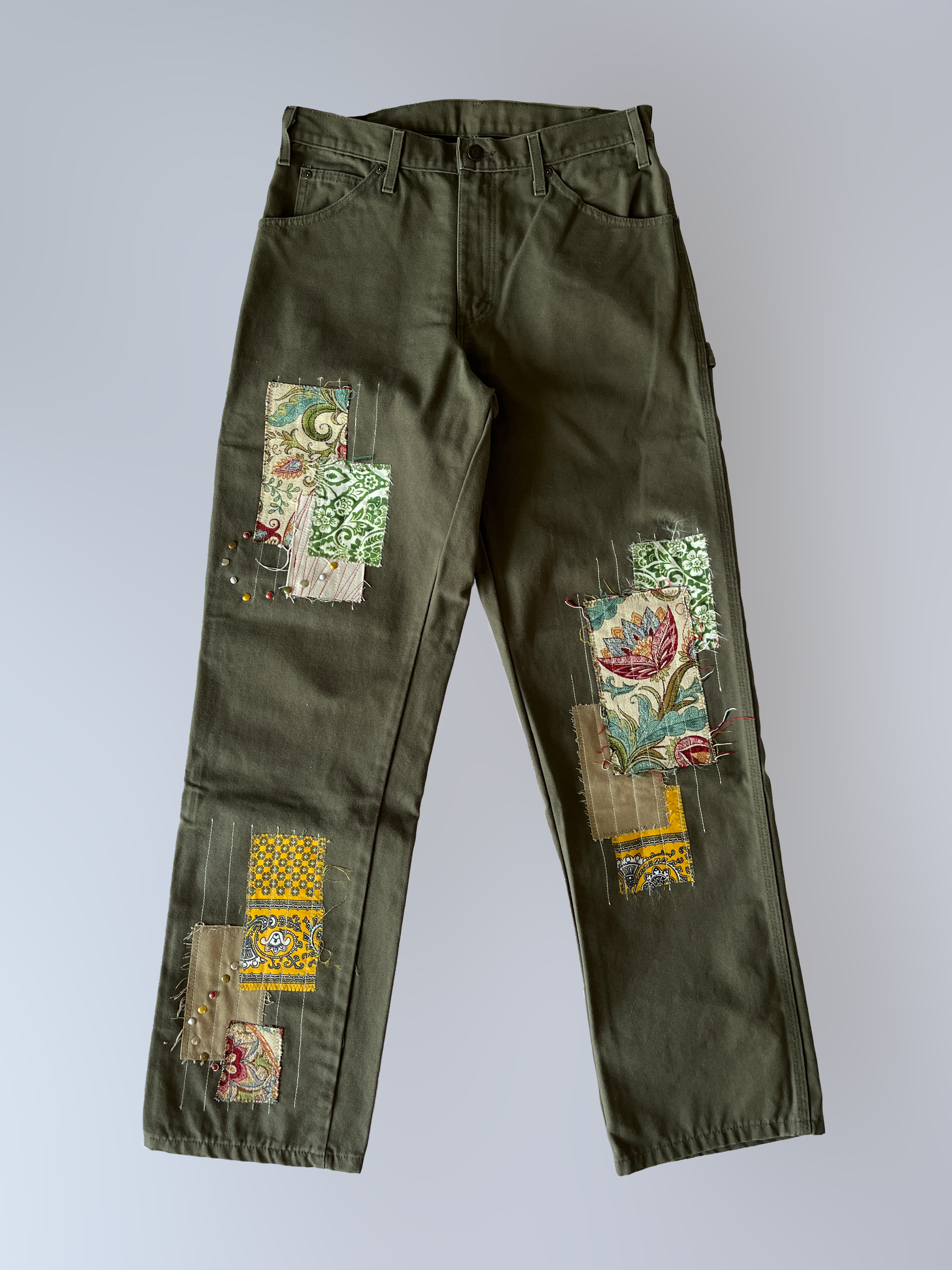 Patchwork Carpenter Pants