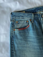 Baggy Distressed Denim