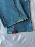 Baggy Distressed Denim