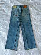 Baggy Distressed Denim