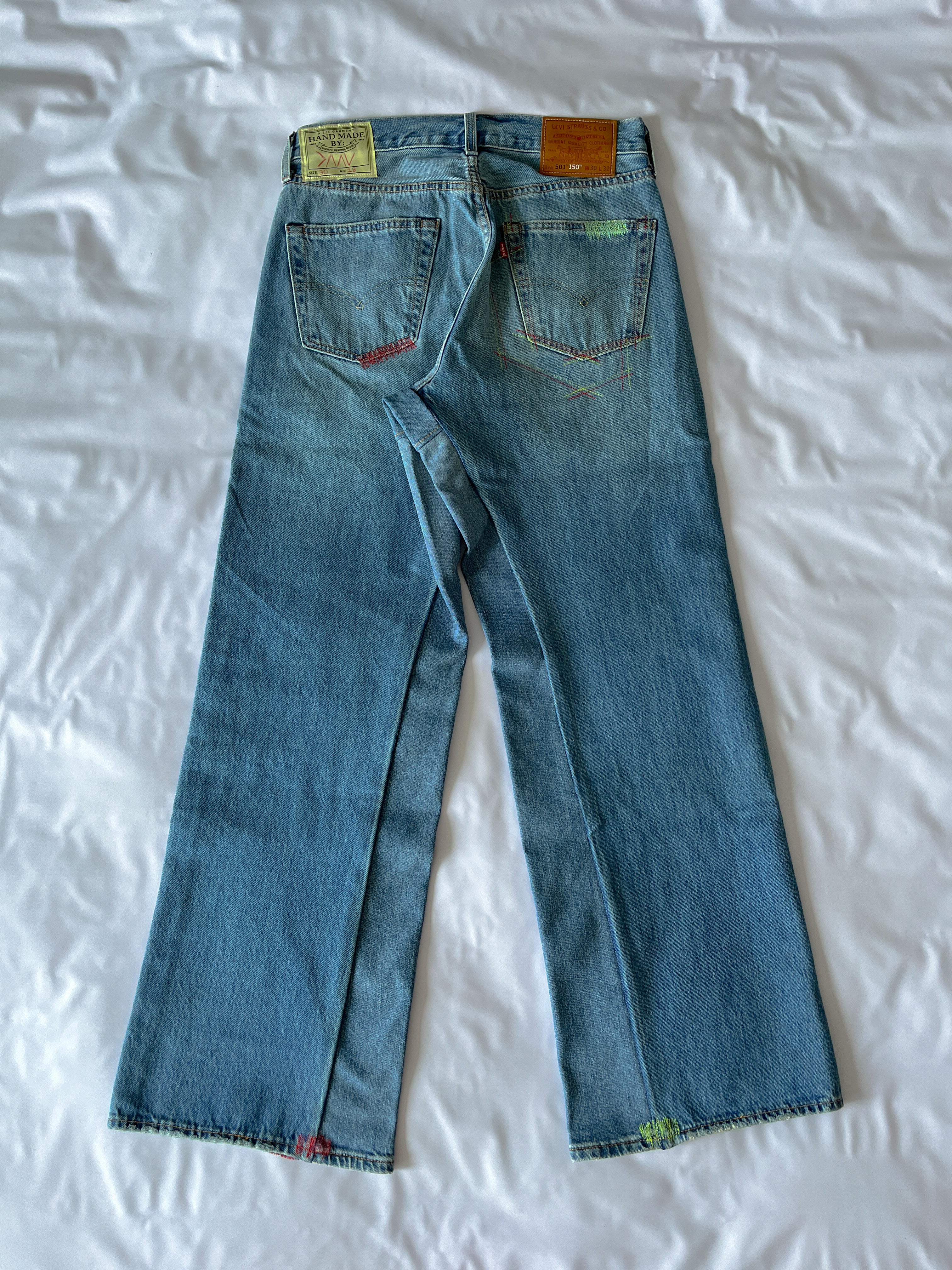 Baggy Distressed Denim