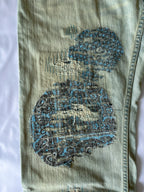 Circle Patchwork Denim