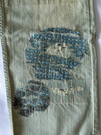 Circle Patchwork Denim