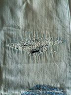 Circle Patchwork Denim