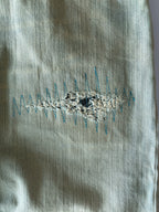 Circle Patchwork Denim