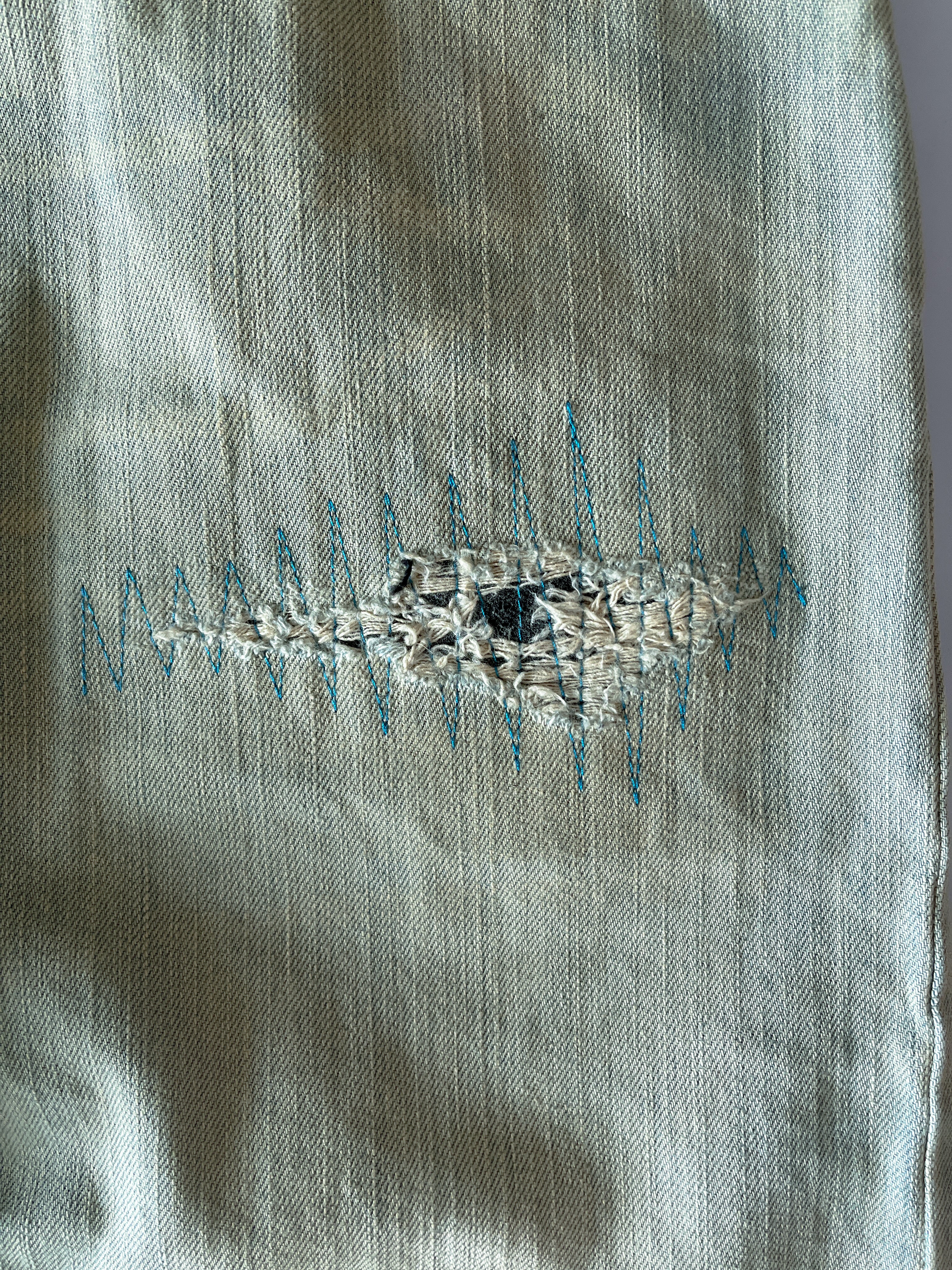 Circle Patchwork Denim