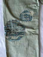 Circle Patchwork Denim