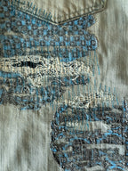 Circle Patchwork Denim