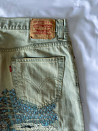 Circle Patchwork Denim