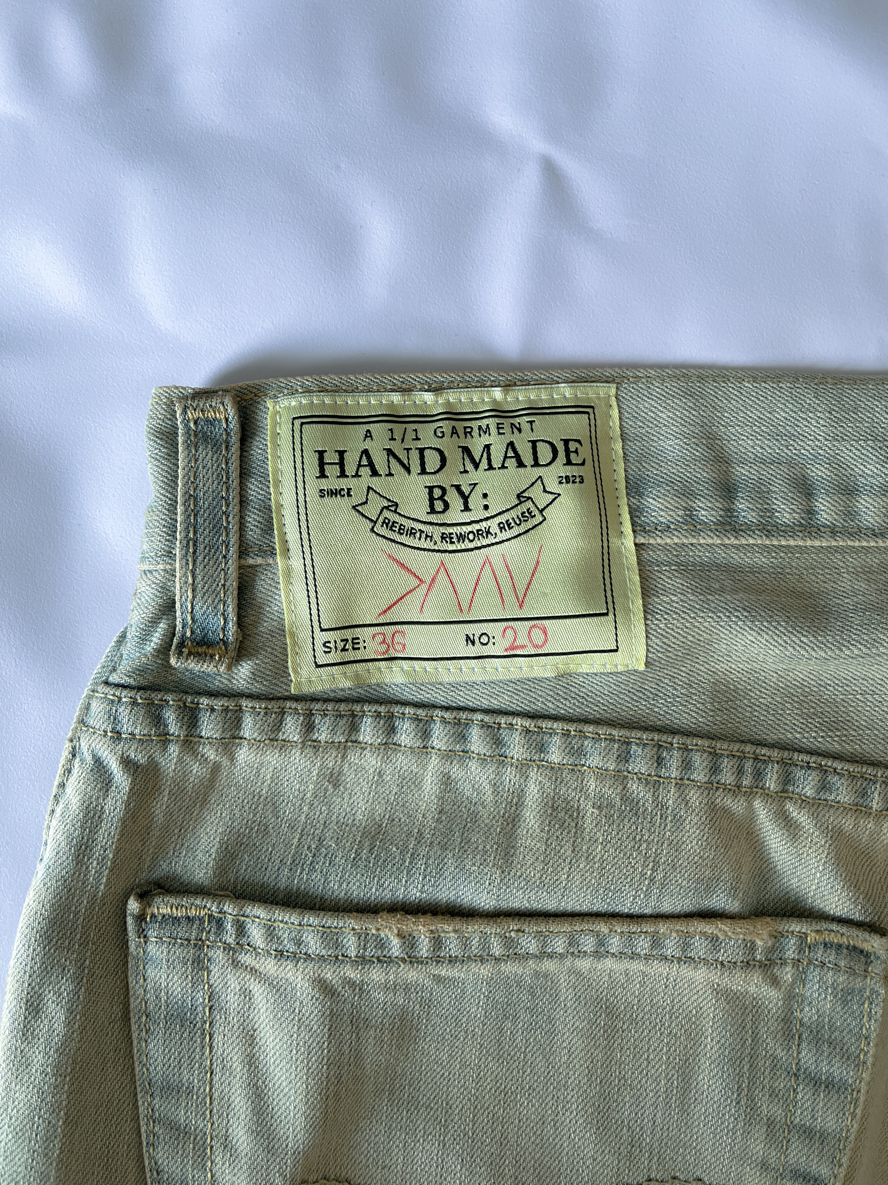 Circle Patchwork Denim