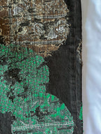 Circle Patchwork Denim