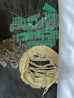 Circle Patchwork Denim