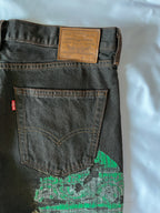 Circle Patchwork Denim