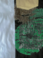 Circle Patchwork Denim