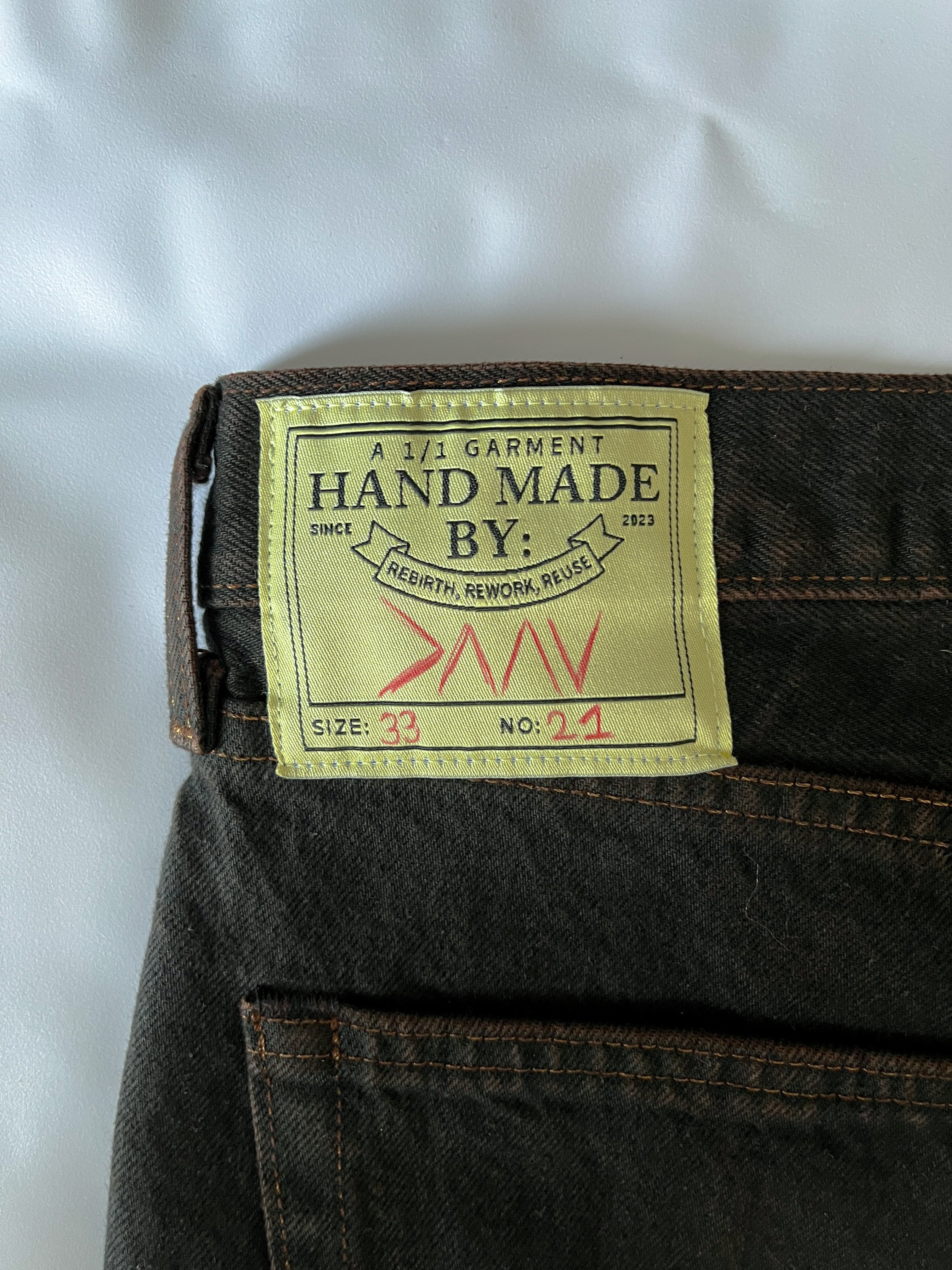 Circle Patchwork Denim