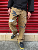 #54 Leather Patch Distressed Carpenter