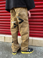 #54 Leather Patch Distressed Carpenter