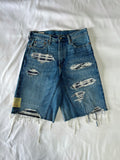 1/1 Distressed Flannel Denim - 32