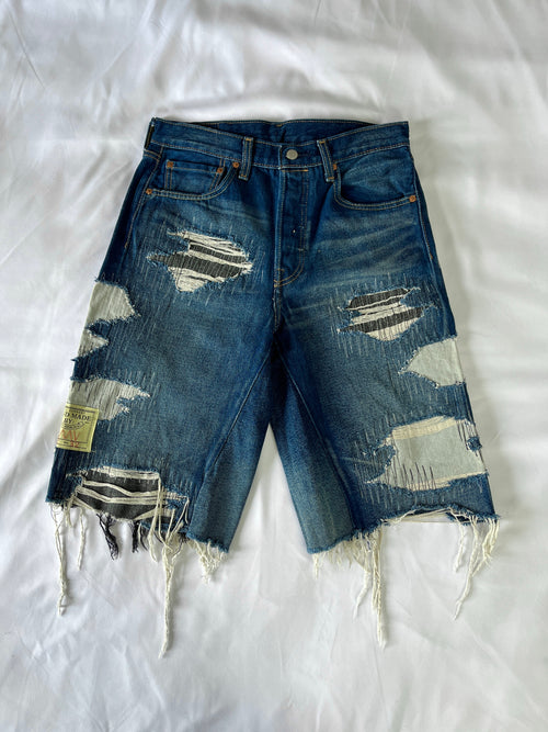 3 Tone Distressed Denim
