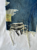 #32 3 Tone Distressed Denim