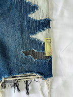 #32 3 Tone Distressed Denim