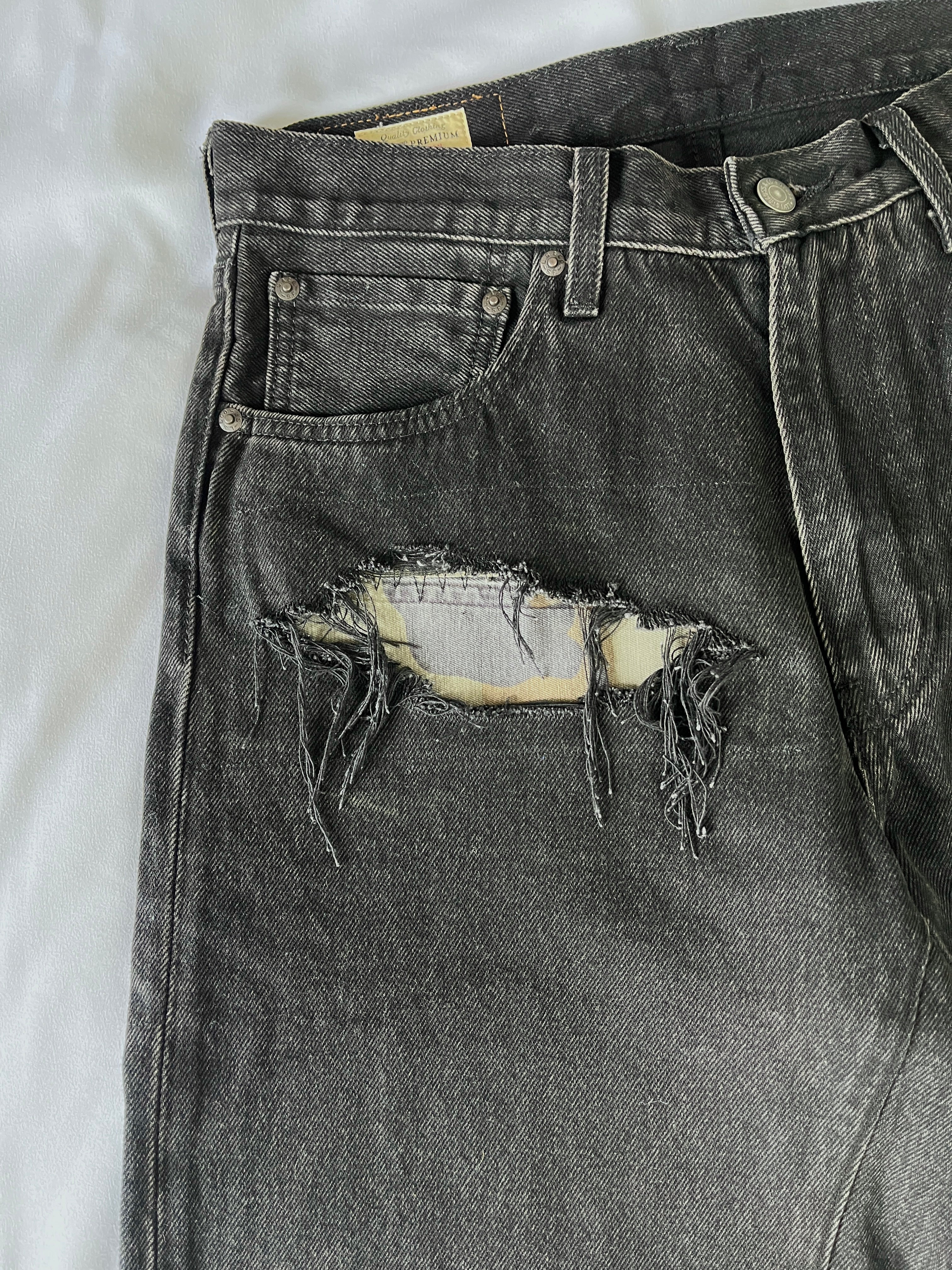 #35 2 in 1 Camo Denim