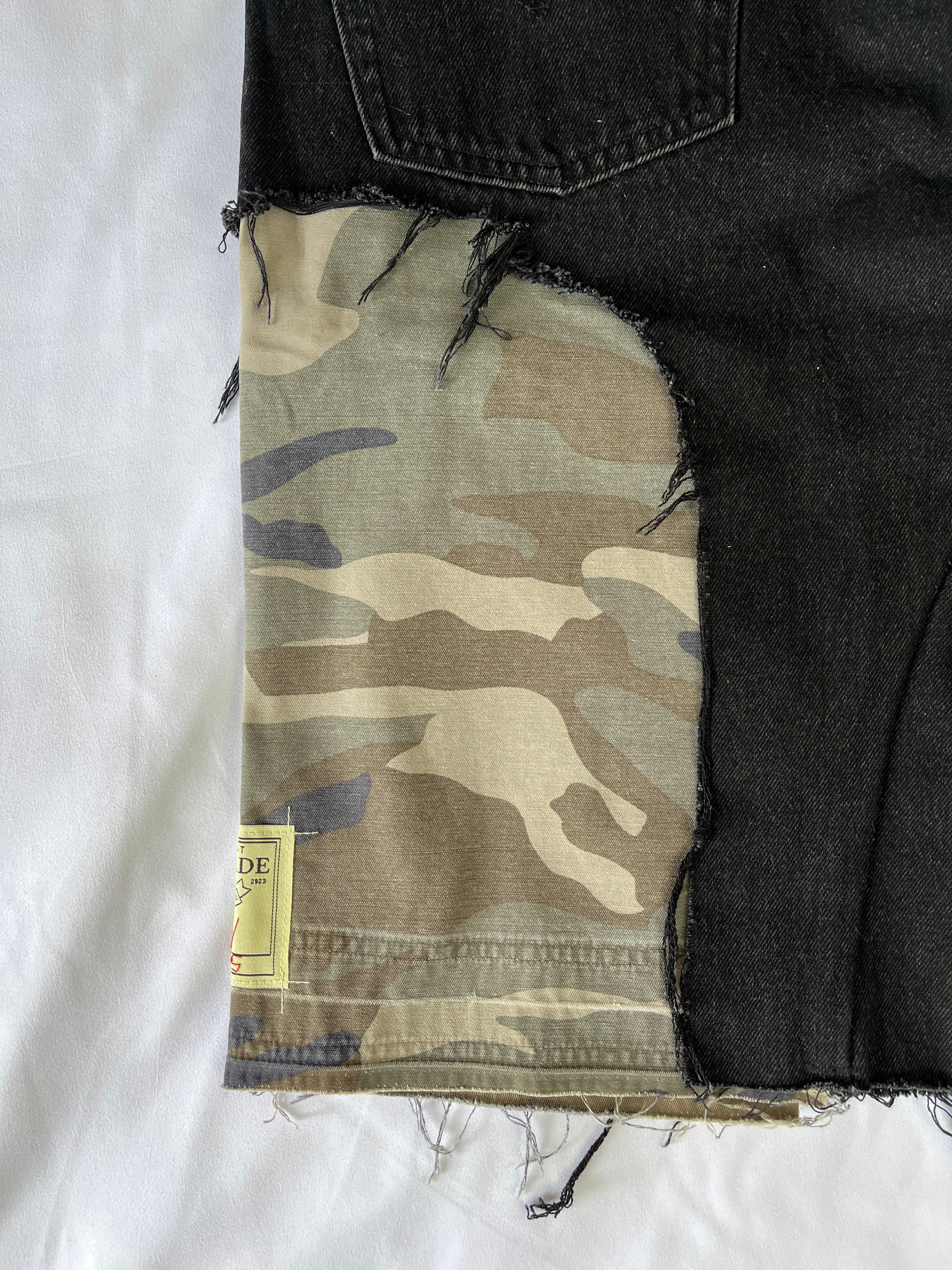 #35 2 in 1 Camo Denim