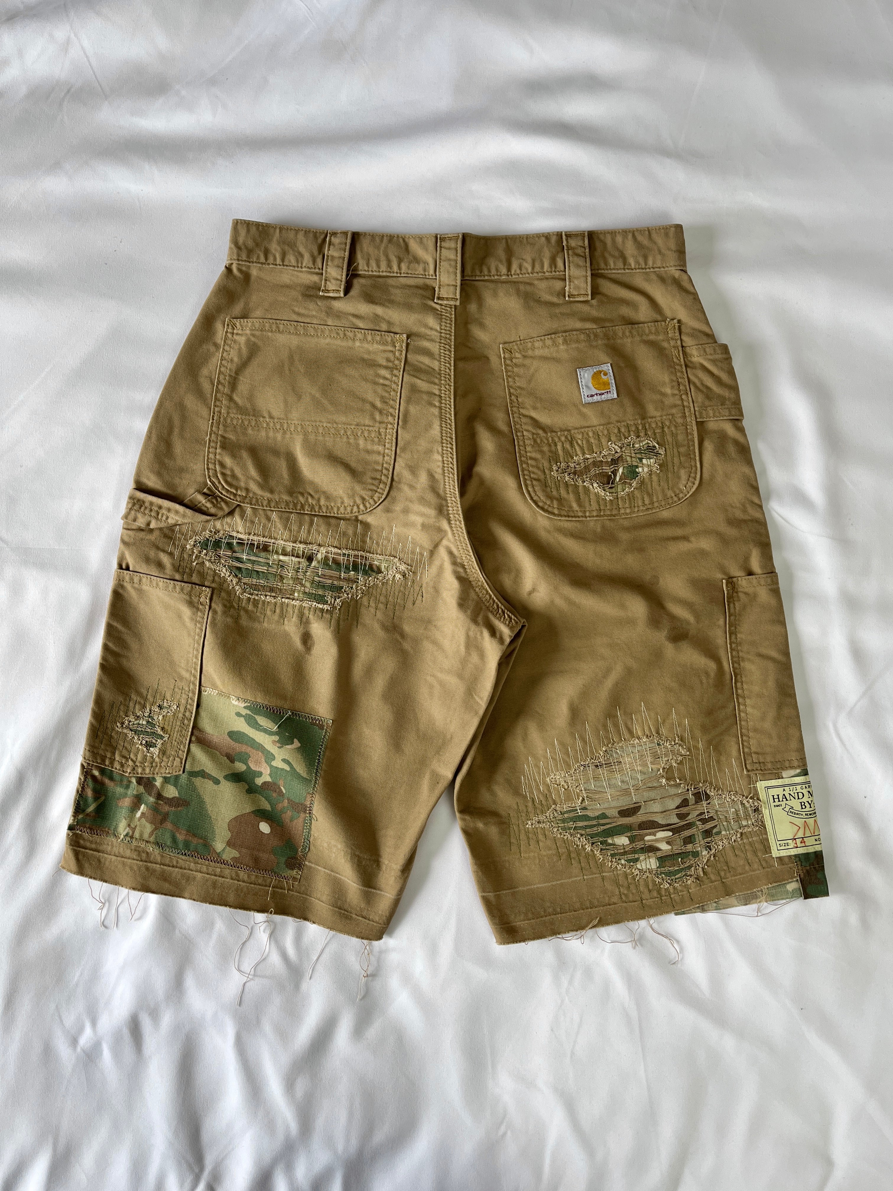 #43 Distressed Carpenter Shorts