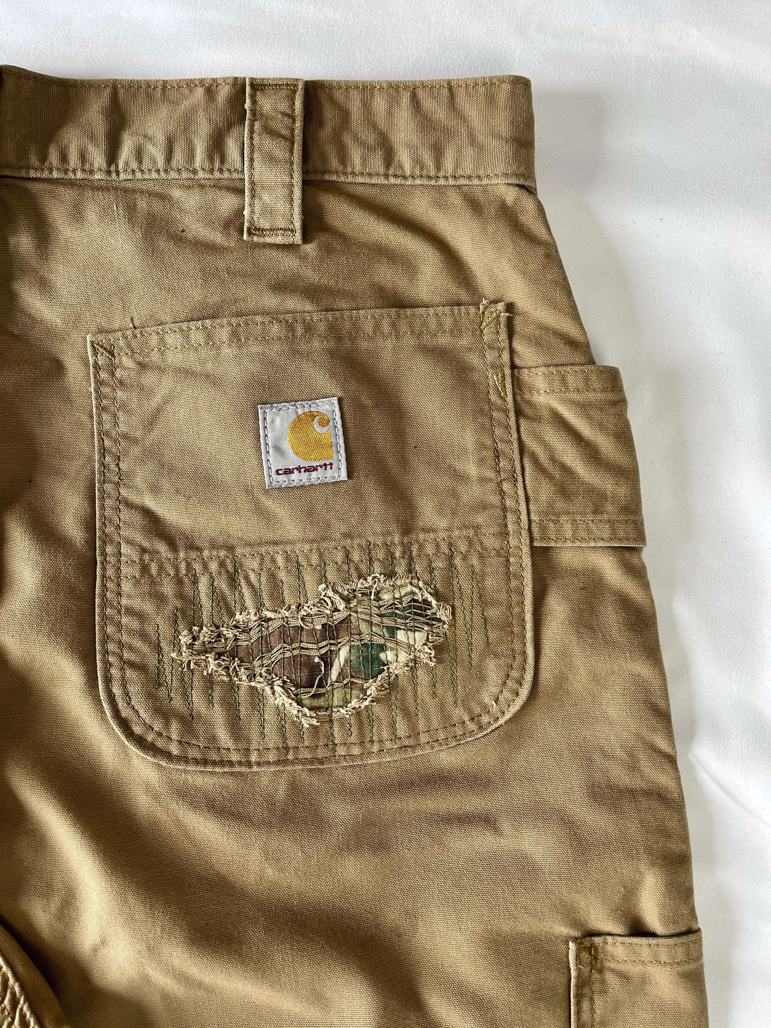 #43 Distressed Carpenter Shorts